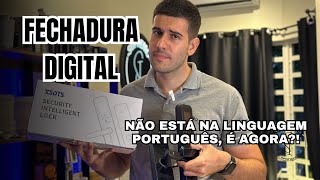 COMO CONFIGURAR A FECHADURA ELETRÔNICA COM CÂMERA DA TUYA || MODELO F8 EM PORTUGUÊS !!!