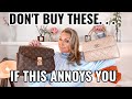 THINGS I DON'T LIKE ABOUT MY LUXURY BAGS - SPILLING ALL THE TEA 🤭  (TAG)