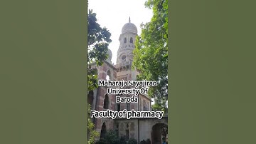 faculty of pharmacy | The Maharaja Sayajirao University Of Baroda | MS UNIVERSITY OF BARODA #msu