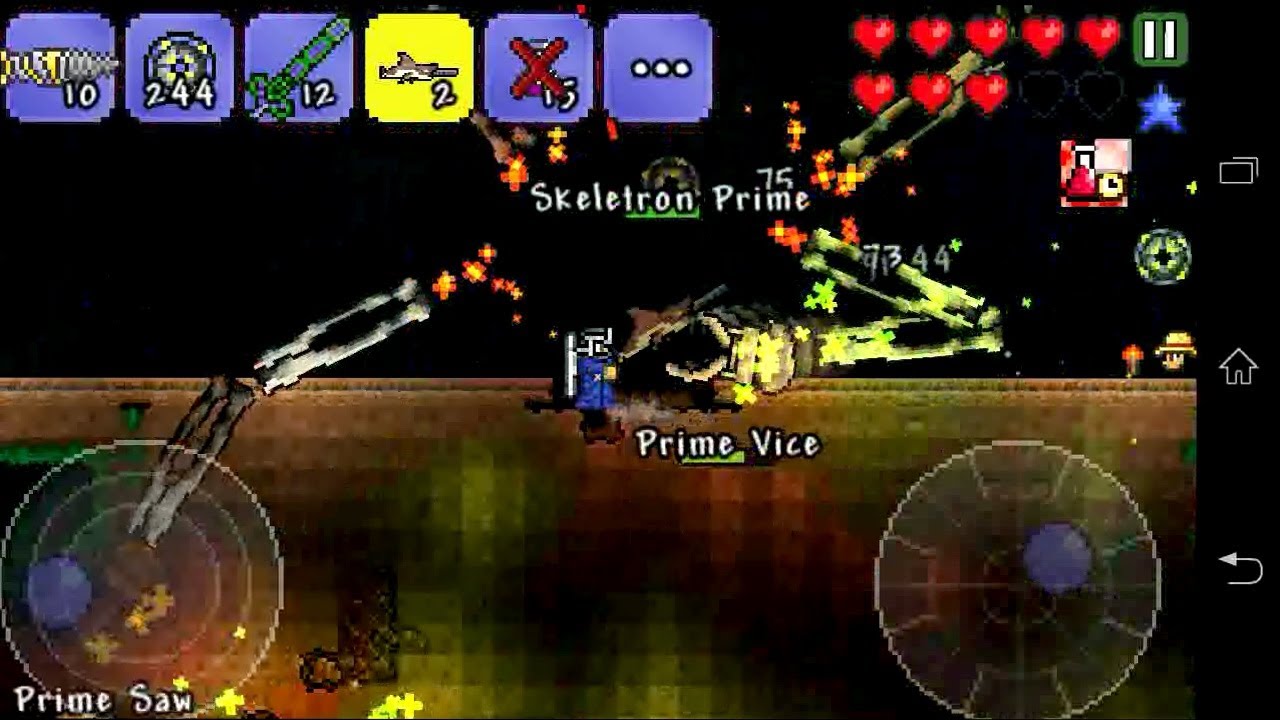 Prime Skeleton Terraria iOS/Android - Defeating THE SKELETON PRIME - YouTube