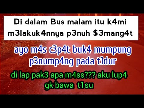 🔴di dalam Bus saat penumpang lain tidur | vlog perjalanan