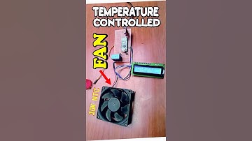 tempature controlled fan | tempature sensor #skytechno2 #amplifier #diy #arduinoproject