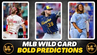 MLB Wild Card Bold Predictions🔥
