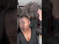 Two puff hairstyles on my afro #afro #afrohair #naturalhair