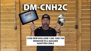 Two AgCam®, EnduraCam®, or RazerCam™ Cameras to a CNH® AFS Pro 1200 or 700 | Adapter Cable Explained