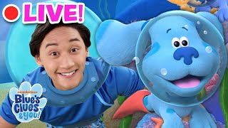 🔴LIVE: Blue's Underwater Adventures w/ Josh! 🌊 | Blue's Clues And You!