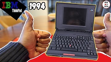 Do you remember this 30 Years Old Laptop? IBM ThinkPad 360 of 1994