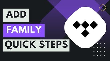 Tidal - How to Add Family !