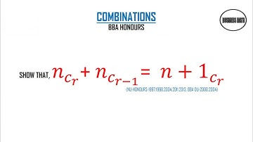 Business Math Tutorials || combinations part-1 || BBA honour