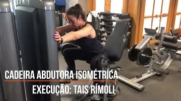 Cadeira abdutora isométrica