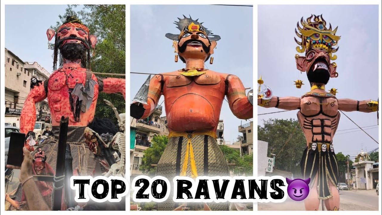 Dussehra vlog part-2😍 || All Top 20 Ravans 2025 west Delhi!😍👿