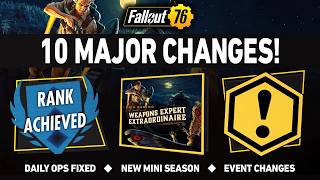10+ Major Changes in NEW Fallout 76 Update!