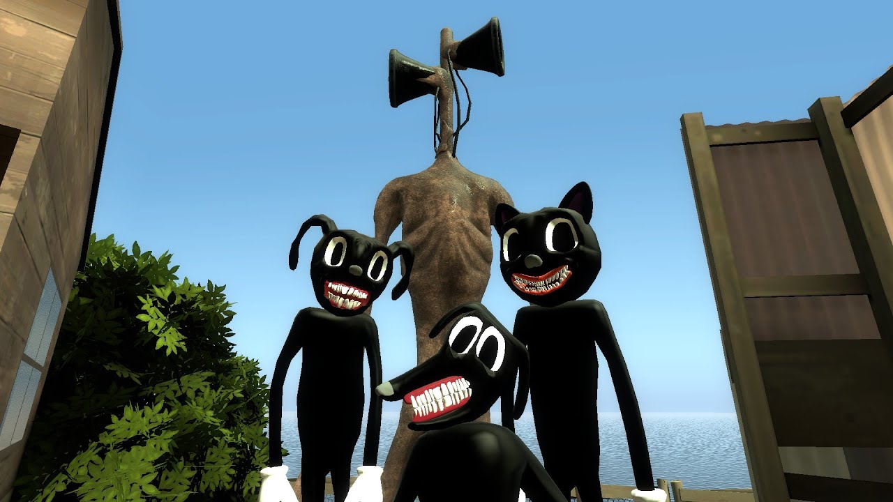 Mercenaries TF2 vs Trevor Henderson Creatures in GMod | Episode 1-4