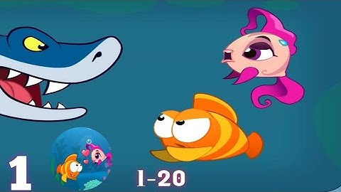 SOS Fish Level 1-20 Gameplay walkthrough.