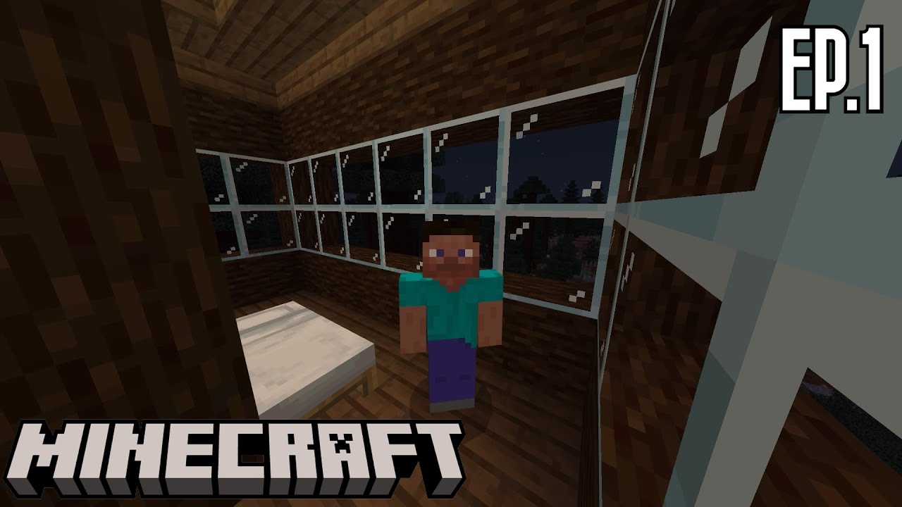 Minecraft Survival Lets Play Episode 1 - Surviving The First Night ...