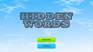 Hidden Words Platinum Walkthrough screenshot 1