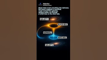 Wormholes Explained 🌌 Black Holes, White Holes & the Universe’s Ultimate Shortcut #space #blackhole