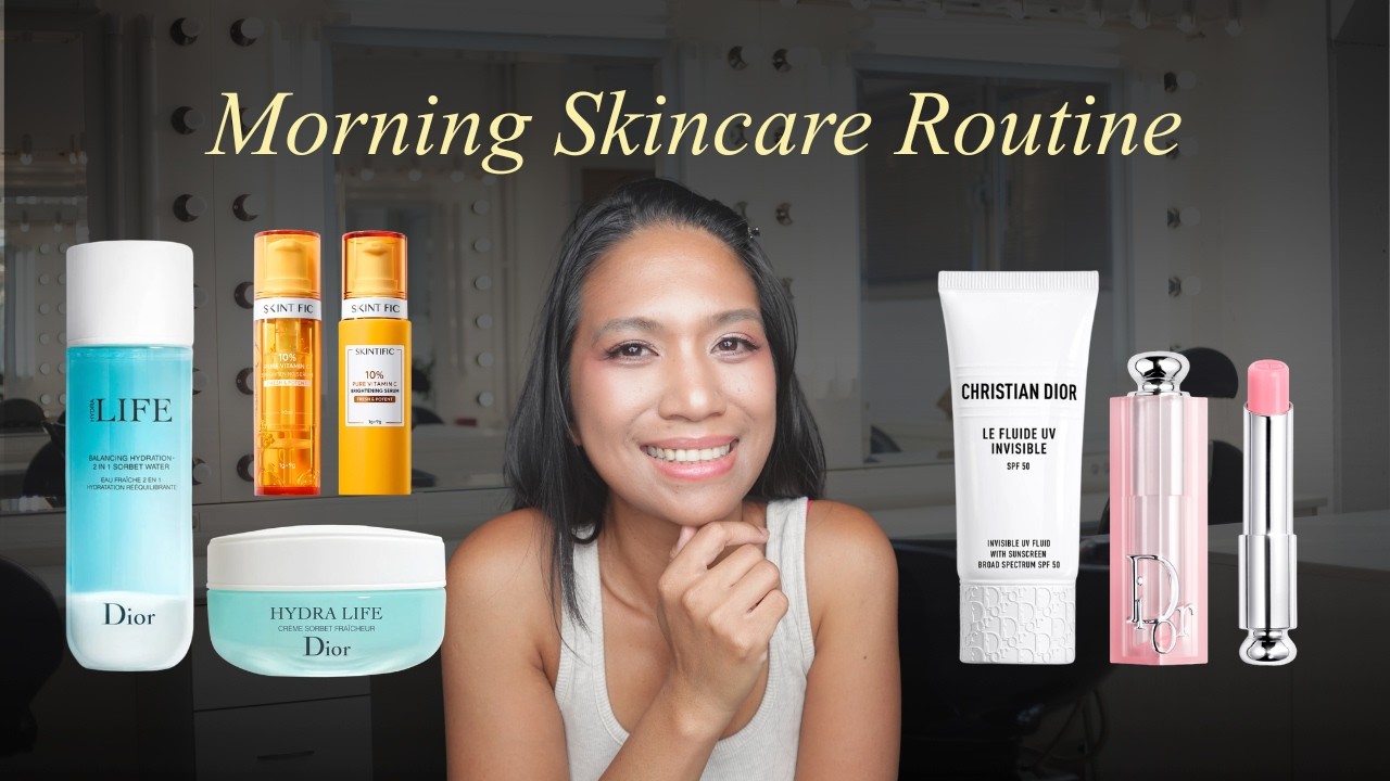 Morning Skincare Routine x Dior Hydra Life Skincare | Artsy Momsy