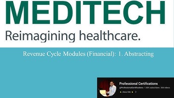 | MEDITECH | Abstracting |
