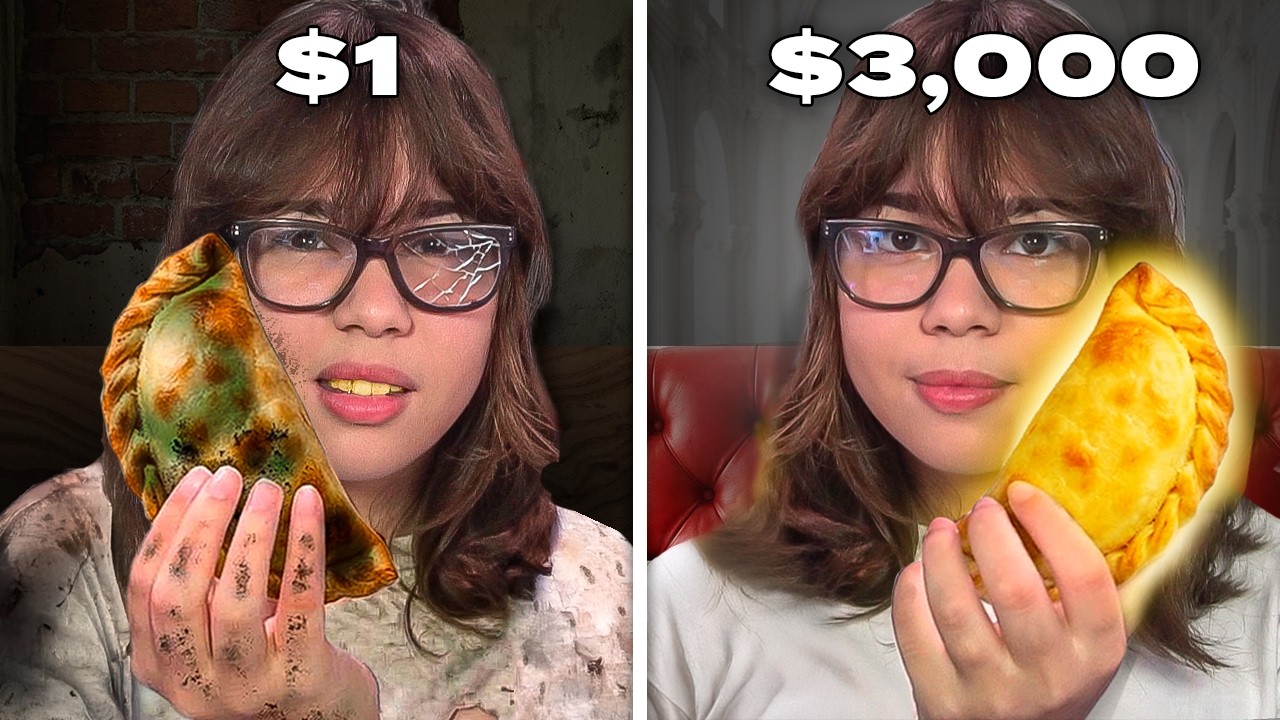 PROBÉ EMPANADAS DE $1 VS $3,000