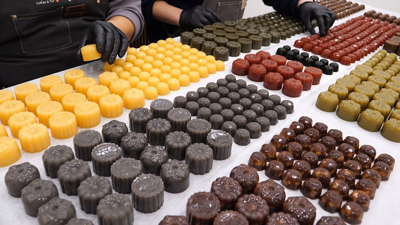 Мягкий и сладкий! Корейское традиционное ювелирное желе ручной работы