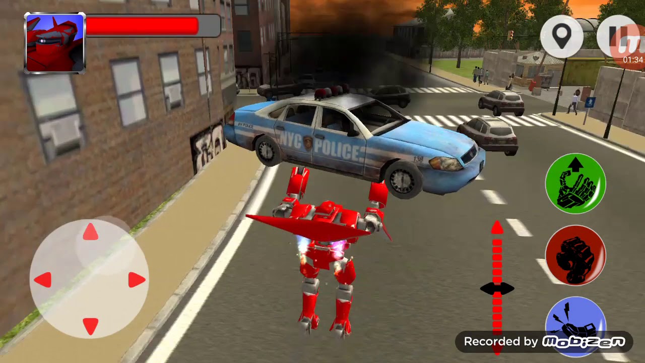 Flying Robot Simulator 3D 