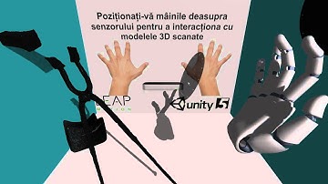 Unity and Leap Motion - Cultural heritage assets interactivity