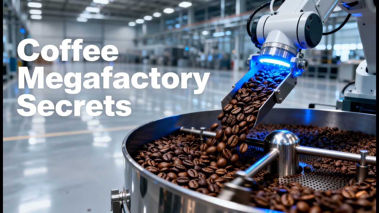 How is coffee produced on an industrial scale The truth behind the megafactories!