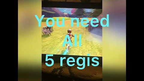 How to get regigigas in the crown tundra