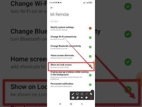How to fix Mi Remote Apps show on lock screen setting