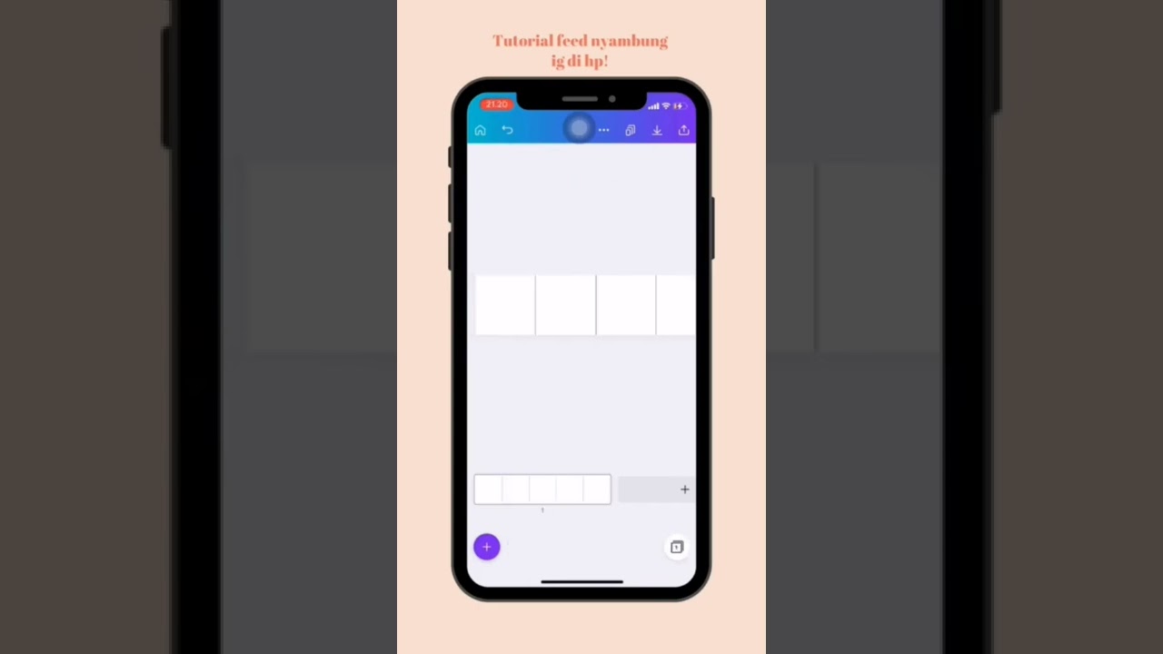 Canva hack feed ig nyambung pake hp!!🤩 #CanvaHacks #Tipsediting #Editing #Canvaediting