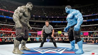 GRAY HULK vs BLUE HULK - EPIC BATTLE