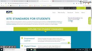 CIED 5363  SCW ISTE Standards Screencast