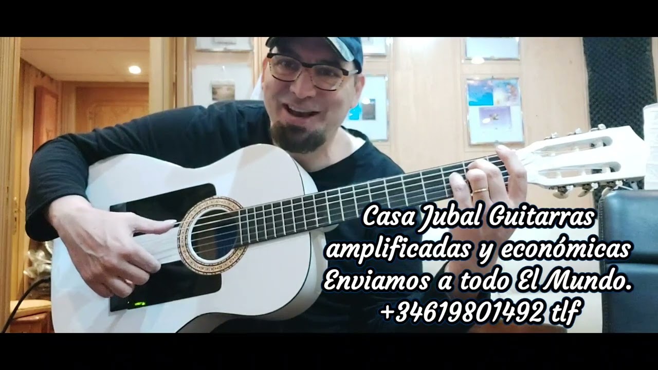 Guitarra Casa Jubal, Blanca al estado de Connecticut. América. para Ariel  Acosta. Bendiciones. - YouTube