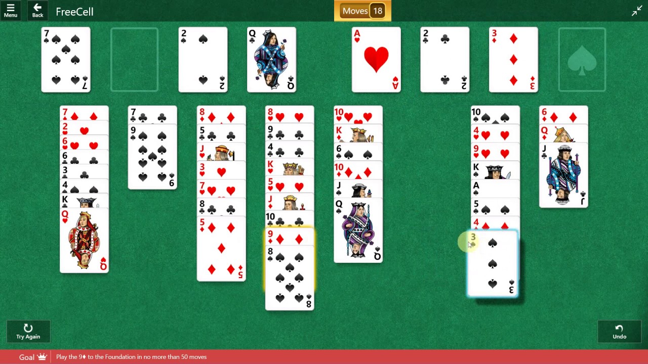 Microsoft solitaire collection freecell december 29 2016 youtube