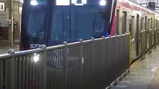 [警笛あり]京王5000系5732F 準特急 千歳烏山駅発車