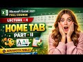 Microsoft Excel 2021 Full Course in Urdu/Hindi | Lecture - 4 | Home Tab Part - II