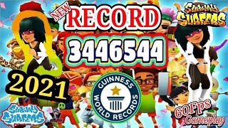 Subway Surfers - High Score (3Million)  NEW WORLD RECORD 2021 (60 FPS) 