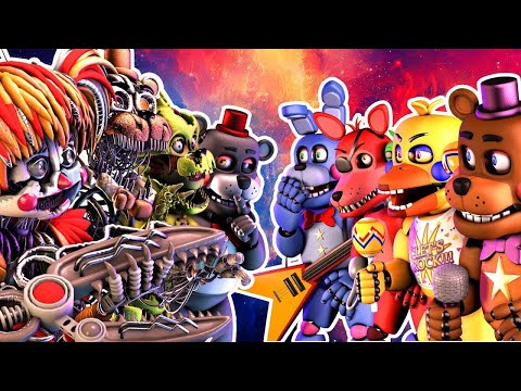 FNAF: Rockstar vs Scrap Animatronics