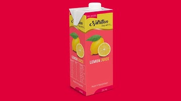 Product Packaging Design-(Lemon Juice)-Photoshop Tutorial