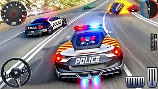 पुलिस कार चेस सिम्युलेटर 3D गेम - असली पुलिस कार ड्राइविंग सिम्युलेटर 2025 - एंड्रॉइड गेमप्ले screenshot 1