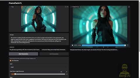 FramePack F1 In ComfyUI And WebUI Locally - Update Model For Longer Better AI Video!