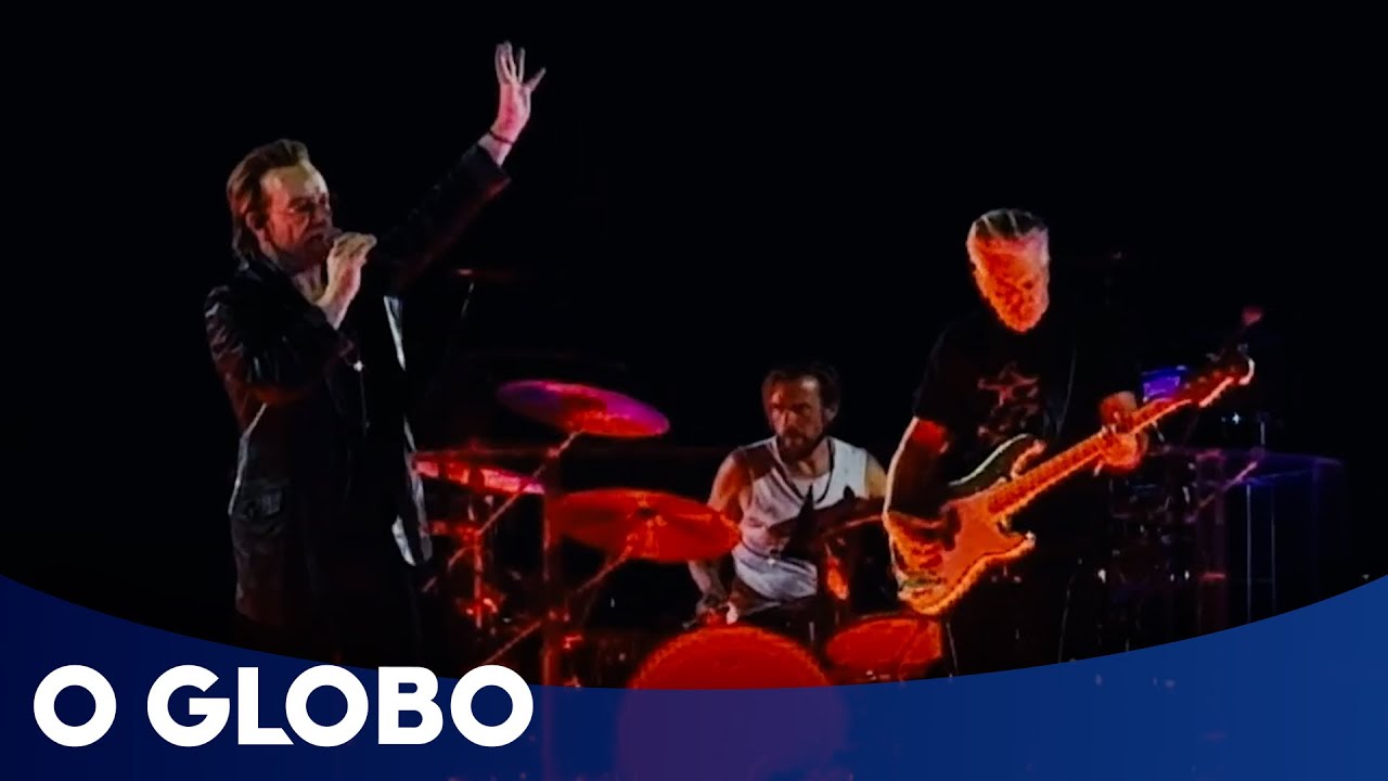 Em show, U2 dedica 'In the name of love' à paz entre Israel e Palestina