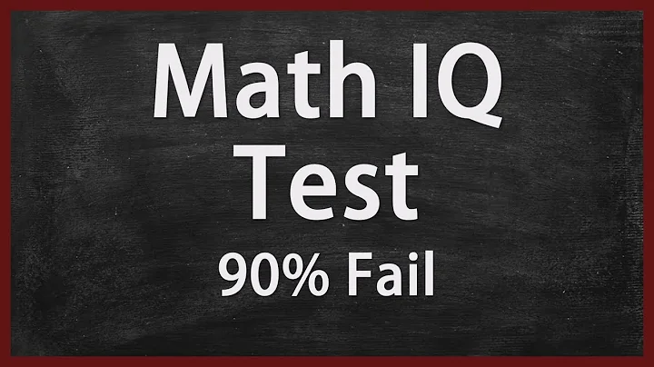 Simple Math IQ Test | 90% Fail