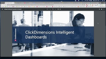Virtual Lunch & Learn   ClickDimensions Intelligent Dashboard Demo
