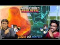 Lava vs water  realistic minecraft with hi5gamer  in telugu  maddy telugu gamer