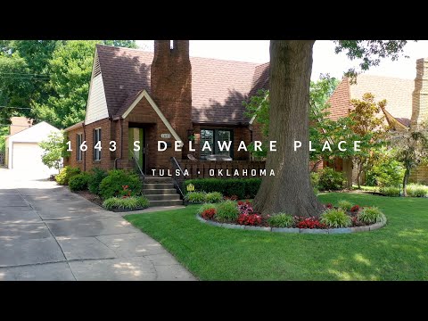 1643 S Delaware Pl, I Tulsa, OK home video tour