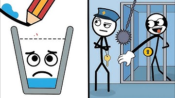 THIEF PUZZLE vs HAPPY GLASS 3D ASMR Gameplay Android iOS, Satisfying Gameplay,Part#697.