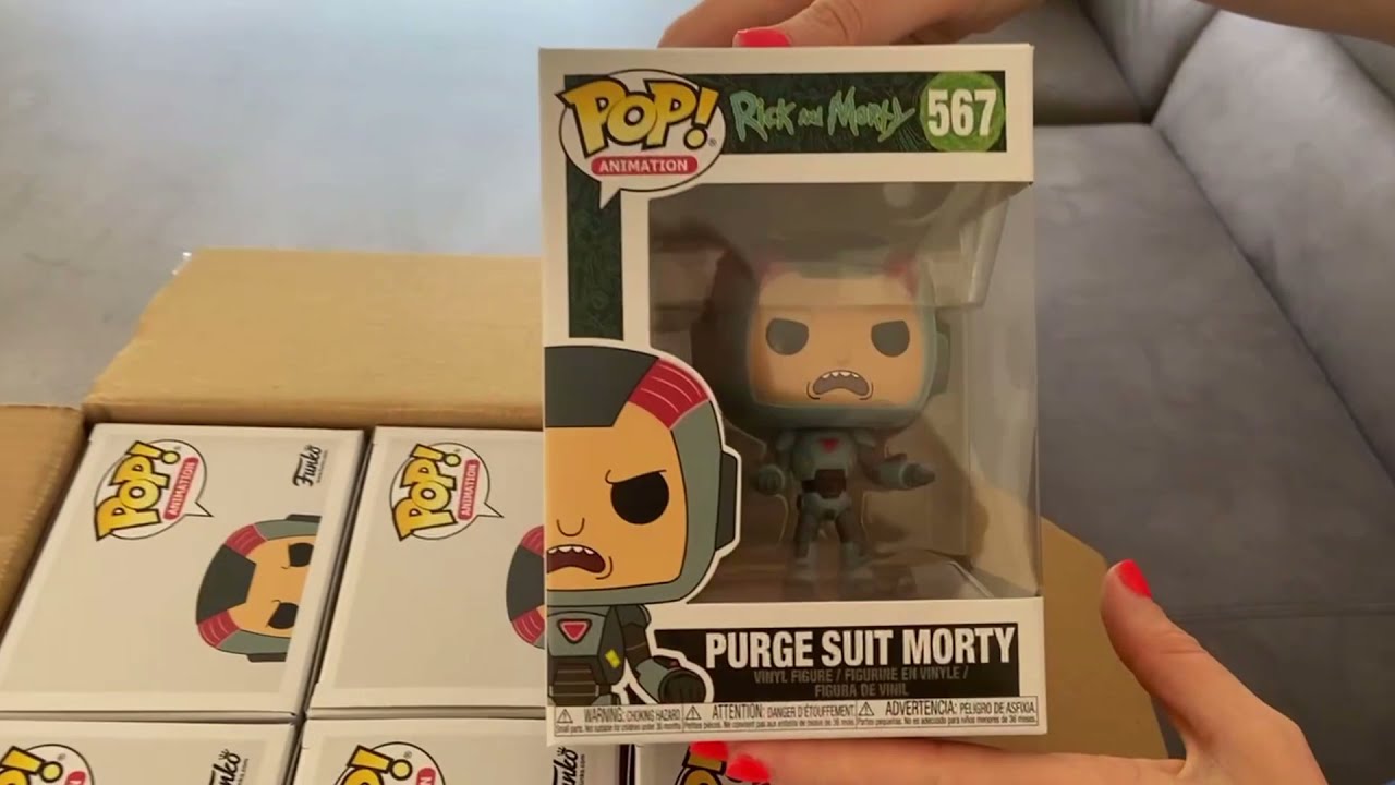 Funko Rick and Morty 40247 POP Animation Rick Purge Suit Morty Figure | 889698402477 | ToySeek