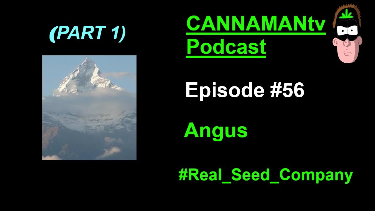 Angus (Real Seed Co) - CANNAMANtv Podcast #56 - Alchemy, Cannabis  and Indian Tradition (Part 1)